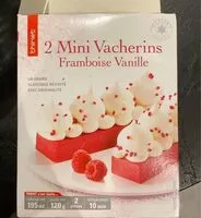 Amount of sugar in 2 mini vacherins framboise vanille