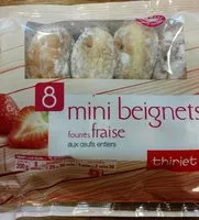 Amount of sugar in Mini beignets fourrés fraise
