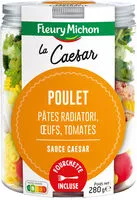 Amount of sugar in SALAD JAR - La Caesar - Poulet, pâtes radiatori, oeufs, tomates, sauce Caesar