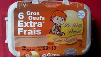 Amount of sugar in 6 gros oeufs extra frais