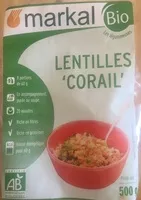 Decorticated lentils