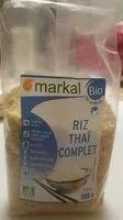 Amount of sugar in Riz Thaï complet