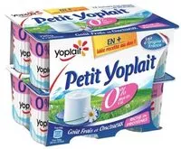 Amount of sugar in Petit Yoplait (0 % MG)