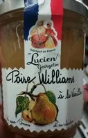 Amount of sugar in Poire Williams à la vanille