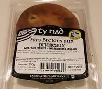 Amount of sugar in Fars Bretons Aux Pruneaux, Au Lait Frais Fermier, La Barquette De 2 -