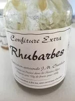 Amount of sugar in Confiture extra rhubarbe
