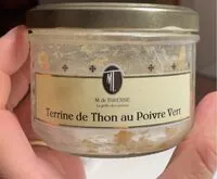 Amount of sugar in Terrine de Thon au Poivre Vert