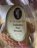 Amount of sugar in Galettes pur beurre