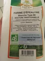 Amount of sugar in Farine d'épeautre blanche Type 65