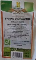 Amount of sugar in Farine d'épeautre demi-complète type 110