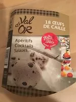 Amount of sugar in Oeuf de caille
