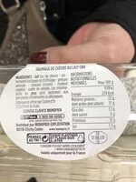 Amount of sugar in Sainte Maure de Touraine, fromage de chèvre au lait cru, AOC