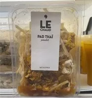 Amount of sugar in Pad thaï