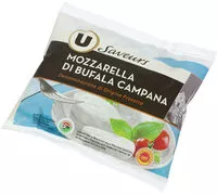 Amount of sugar in Mozzarella di bufala Campana DOP au lait pasteurisé 25% deMG
