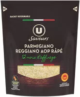 Amount of sugar in Parmigiano Reggiano AOP râpé