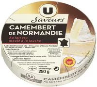 Amount of sugar in Camembert de Normandie AOP au lait cru 22%MG