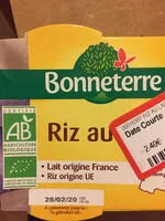 Amount of sugar in Riz au Lait