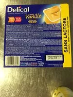 Amount of sugar in Delical Creme Dessert HP-HC Sans Lact. vanille 4X125G