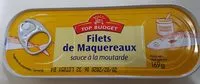 Amount of sugar in TB Filet Maqux Moutarde