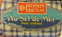 Amount of sugar in Paysan Breton - Beurre moulé au sel de mer avec cristaux