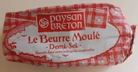 Amount of sugar in Paysan Breton - Beurre moulé demi-sel
