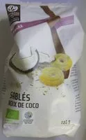 Amount of sugar in Sablés noix de coco