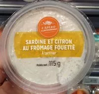 Amount of sugar in Sardine et Citron au Fromage Fouetté