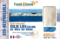 Amount of sugar in Filets sans peau Colin Lieu (Lieu Noir) de Mer du Nord MSC