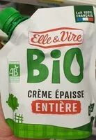 Amount of sugar in La Crème Entière Epaisse Bio 30%MG