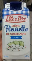 Amount of sugar in La Crème Fleurette Légère 12%MG Brique