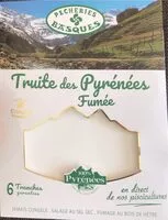 Amount of sugar in Truite des Pyrénées fumée