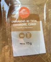 Amount of sugar in Empanadas au thon coriandre curry