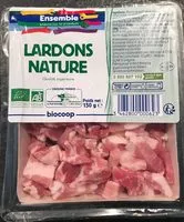 Lardoons cooked