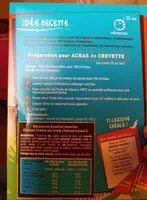 Amount of sugar in Préparation pour Acras de crevettes