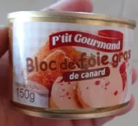 Amount of sugar in Bloc de foie gras de canard