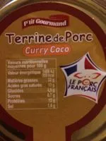 Amount of sugar in Terrine de Porc Curry coco