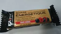 Amount of sugar in Barre Energetique Fruits Rouge