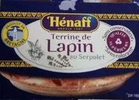 Amount of sugar in Lot de Terrine de Lapin - Terrine de campagne - Pâté Hénaff