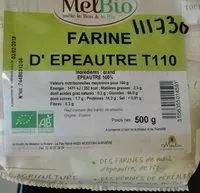 Amount of sugar in Farine d'épeautre T110