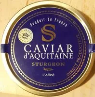 Amount of sugar in Caviar d'Aquitaine