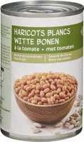 Canned haricot beans with tomato sauce