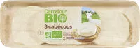 Amount of sugar in Cabécous Bio, 3 Fromages De Chèvre, 105 g