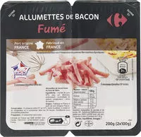 Amount of sugar in Allumettes de Bacon Fumées