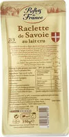 Amount of sugar in Raclette de Savoie au lait cru