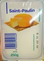 Amount of sugar in Saint-Paulin (23 % MG)