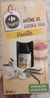Amount of sugar in Arôme de vanille