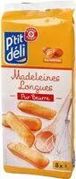 Amount of sugar in P'tit déli - Madeleine longue pur beurre