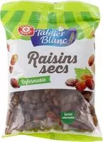 Amount of sugar in Raisins Secs