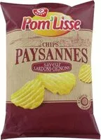 Amount of sugar in Chips paysannes saveur lardons-oignon