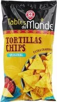 Amount of sugar in Tables du Mondes - Tortillas chips original